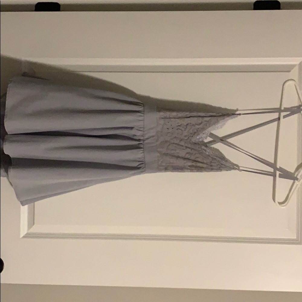 Grey Short Cocktail Dress